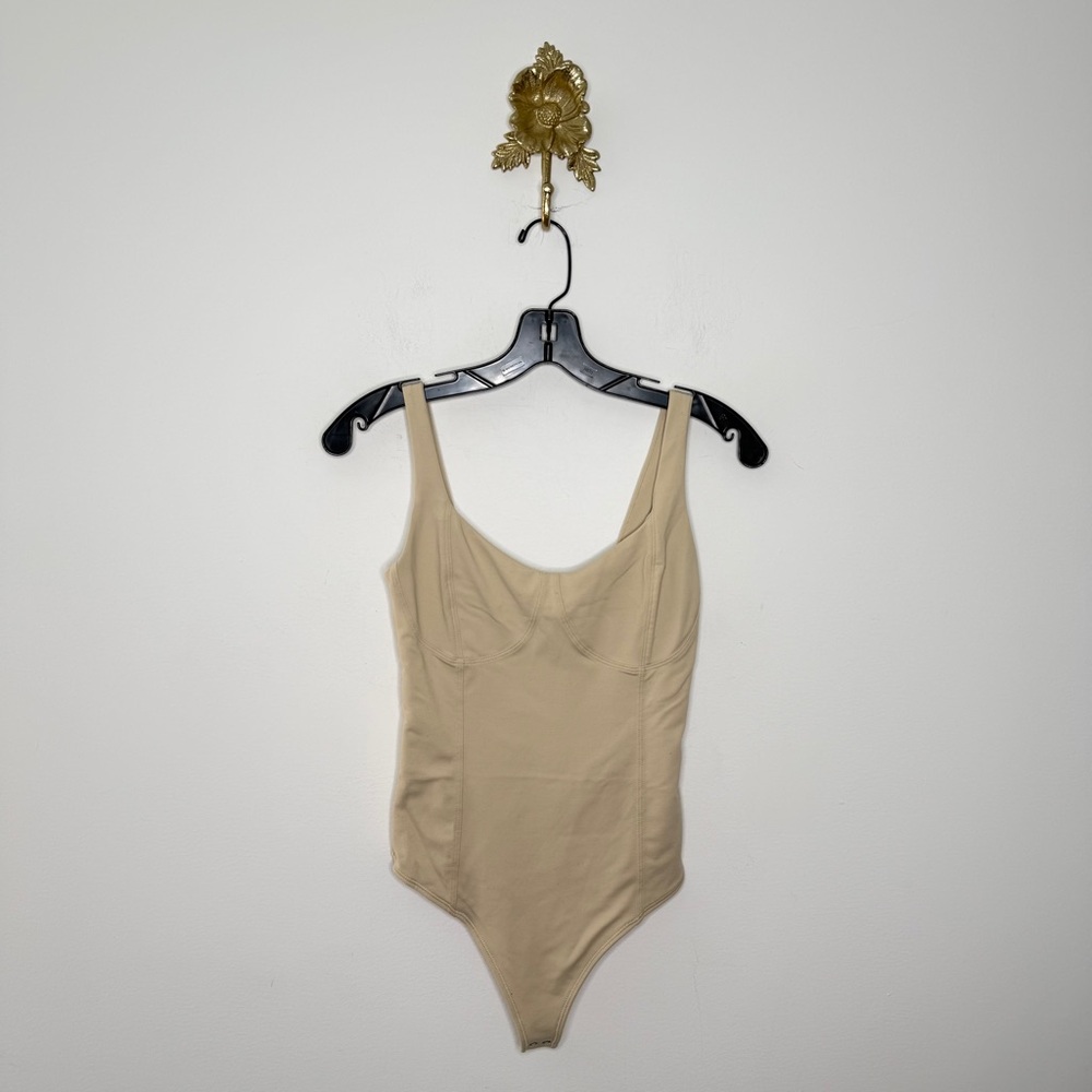 Abercrombie Soft AF Corset Bodysuit S